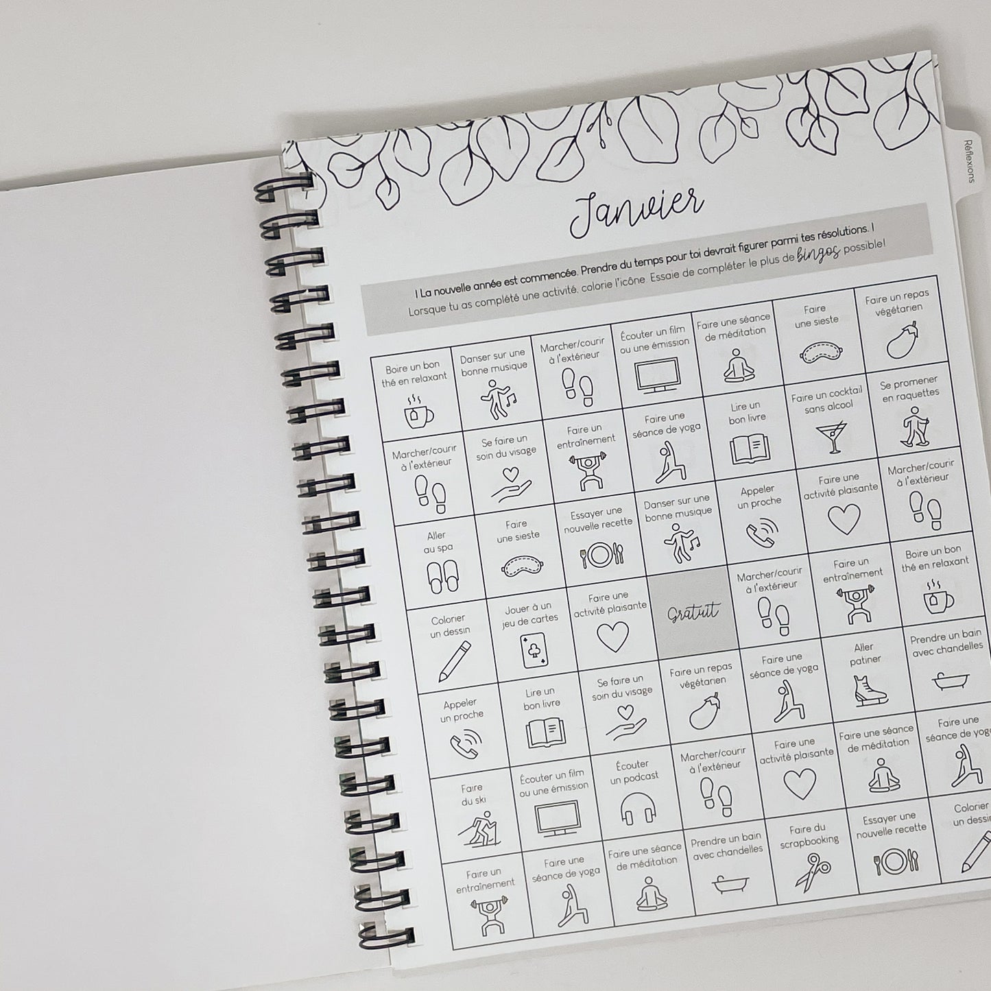 Journal du bien-être - 2 modèles