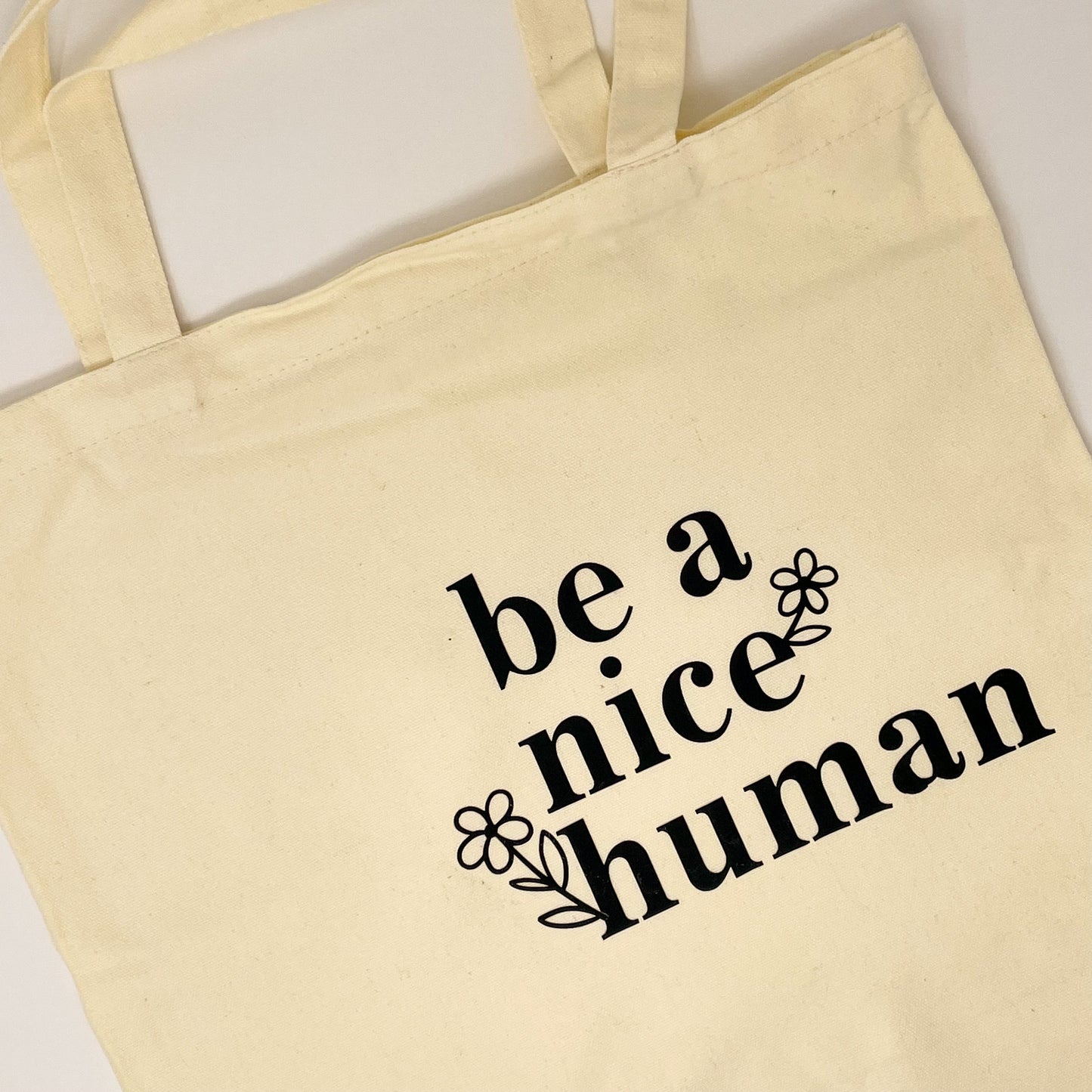 Tote bag - Be a nice human